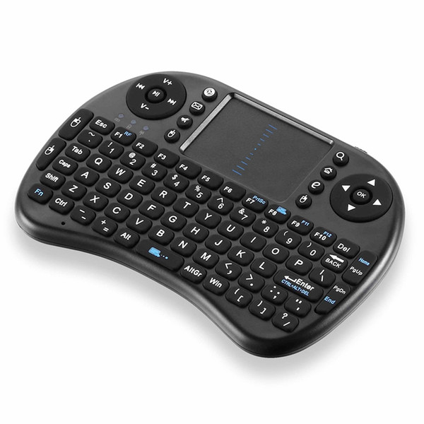 Wireless Keyboard i8 without BackLight keyboards Touchpad 2.4GHz Fly Air Mouse Multi-Media Remote Control Touchpad Handheld for TV BOX