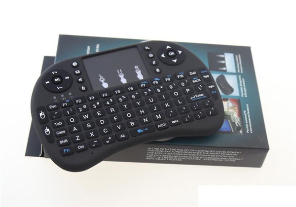 Mini Rii i8 2.4Ghz English Keyboard Gaming Air Fly Mouse Teclado Multi-Media Remote Control for Smart TV Laptop PC X-BOX MOQ:50PCS