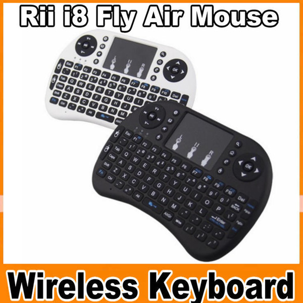 Rii i8 Remote Fly Air Mouse mini Keyboard Combo Wireless 2.4G Touchpad Keypad For MXQ MXIII MX3 M8 CS918 M8S Bluetooth TV BOX OM-CC3