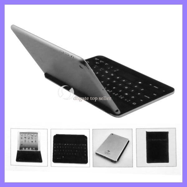 Wholesale Wireless Bluetooth Keyboard For Ipad Mini back cover for ipad mini 20pcs/lot