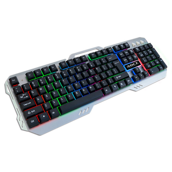 iMice Gaming Keyboard 104 Keys Backlit Keyboards Wired USB Waterproof Game Keyboards Mechanical Gamer Keyboard