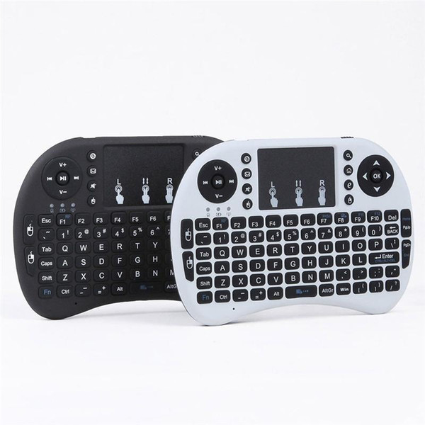 Mini Rii i8 Wireless Keyboard 2.4G English Air Mouse Keyboard Remote Control Touchpad for Smart Android TV Box Notebook Tablet Pc