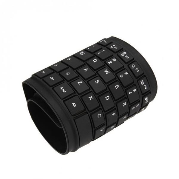 Soft keyboard 88 keys Portable 2.4G Wireless Silicone Keyboard Roll Up Flexible Waterproof Folding Pocket Type Keyboard for PC Laptop Tablet