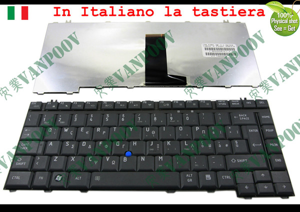 New Laptop keyboard for Toshiba Tecra A9 M9 Satellite Pro S200 with Point sticker Black Italiano IT Version - G83C000872IT