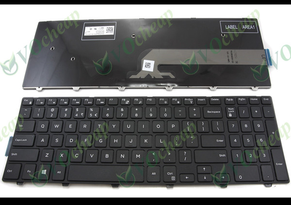 New Notebook keyboard / Laptop keyboard for Dell for Inspiron 15-3000 15-3541 15-3542 15-3543 15-5545 15-5547 (QWERTY) US Version - 0JYP58