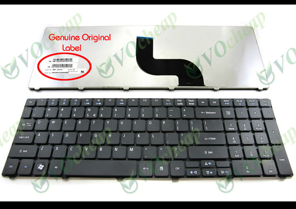 Genuine New Notebook Laptop keyboard FOR Acer Aspire 5536 5536G 5738 5738g 5810 5810T 7735 5336 5410 5532 5252 5742G 5742Z Black