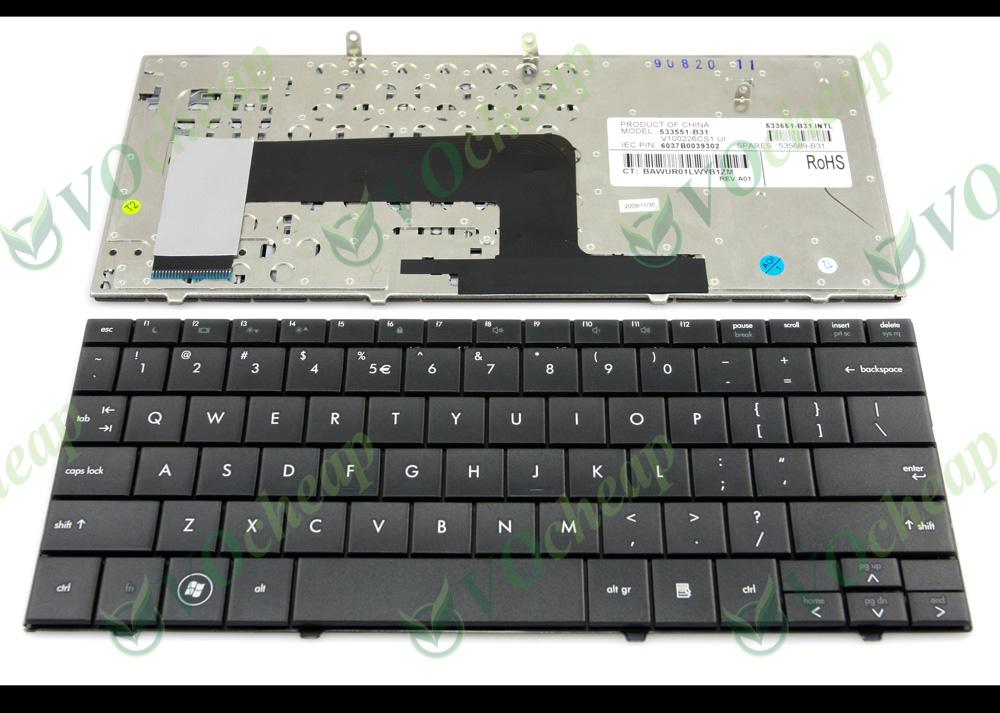 New Laptop keyboard for HP Compaq Mini110 Mini 110 110-1000 Mini 102 Presario CQ10-100 Black US Version - V100226CS1