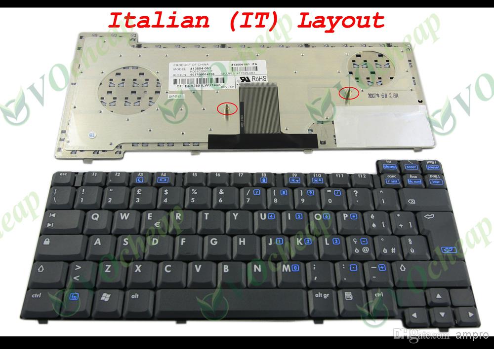 New Laptop keyboard for HP nx7300 nx7400 nc8430 nw8440 nx8420 matt Black Italian IT version - K061026R1