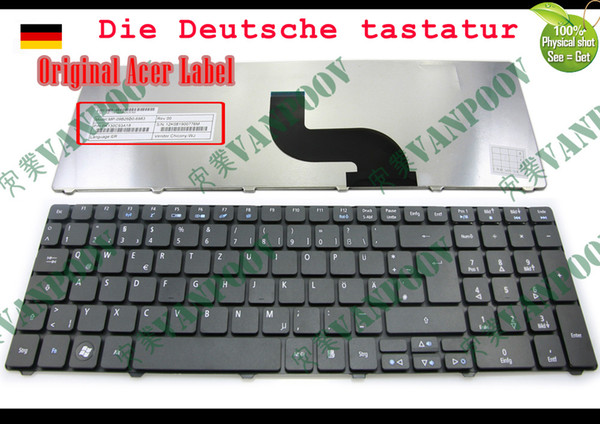 New Notebook Laptop keyboard FOR Acer Aspire 5536 5536G 5738 5738g 5810 5810T 7735 5336 5410 5532 5252 5742G 5742Z Black DE Geman GR