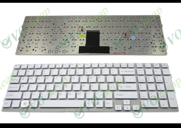 New Laptop keyboard for Sony VPC-EB VPC EB EB11 EB12 EB15 Series (without Frame) White US Version - 148793221 MP-09L23US-8861