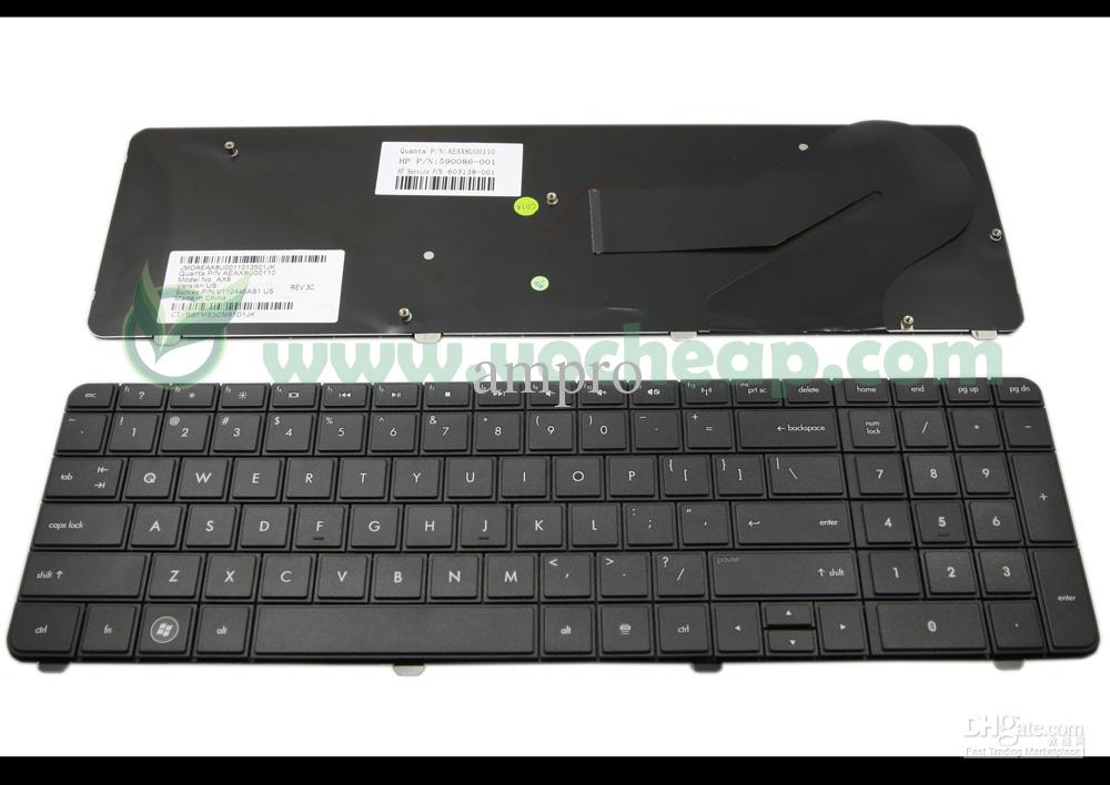 New Laptop keyboard For HP for Compaq Presario CQ72 G72 Black (matt) US version - V112446AS1 US