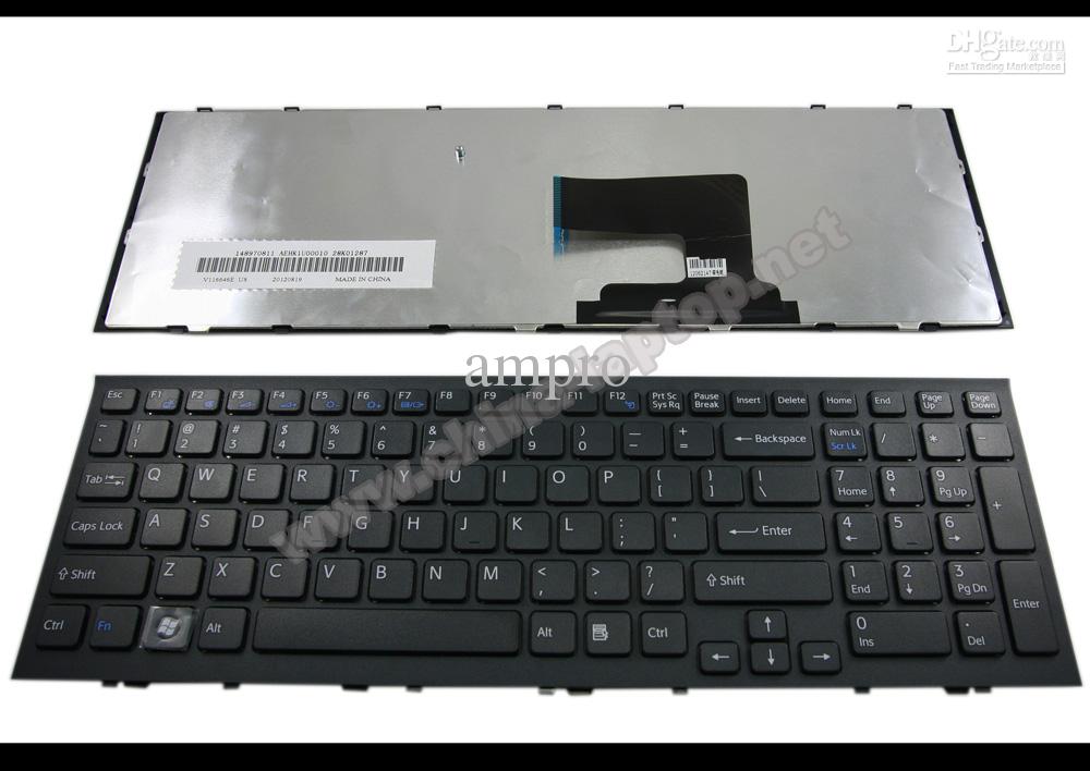 New and Original Laptop keyboard for Sony Vaio VPC-EH VPCEH Series Black US English Version - V116646E