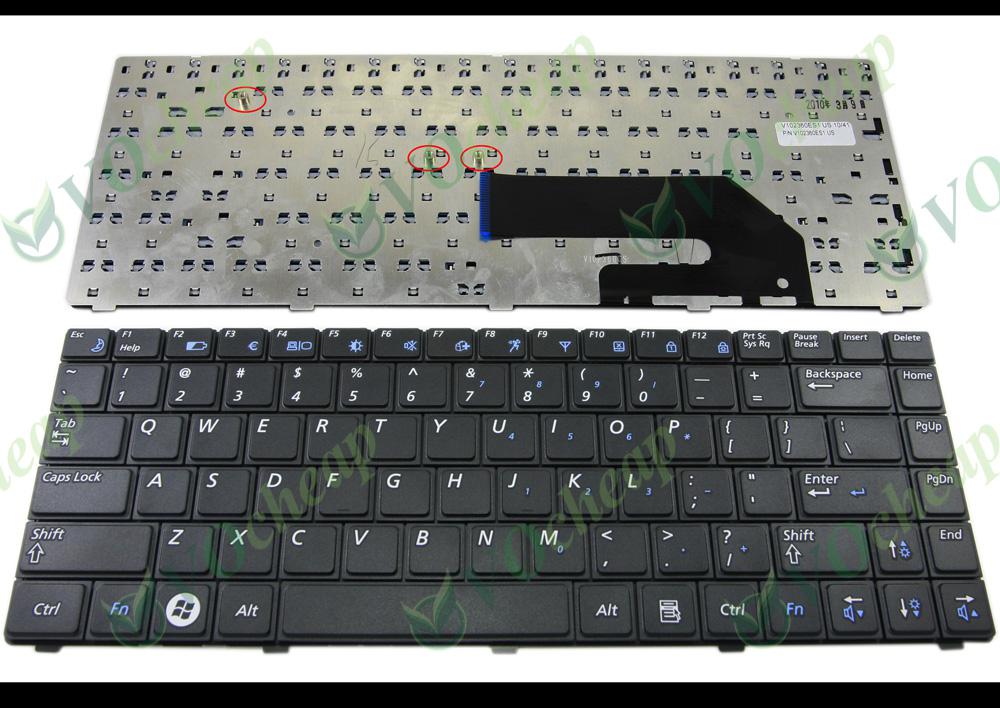 New and Original Notebook Laptop keyboard FOR Samsung NP- X418 X420 Black US Version - V102360CS1