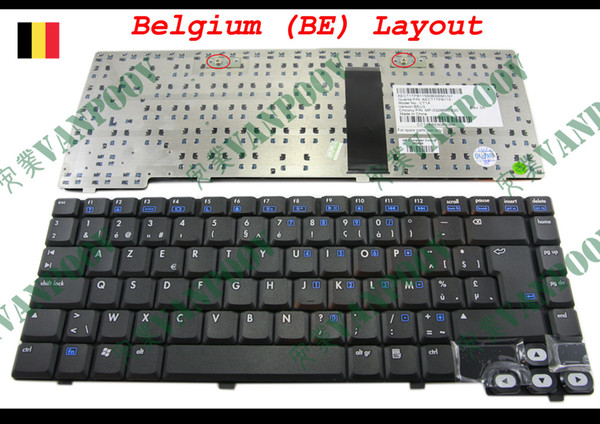 New AZERTY Notebook Laptop keyboard for HP Pavilion dv1000 Black Belgium BE Version - MP-03296B0-920, AECT1TPB115, CT1A, 7F0624