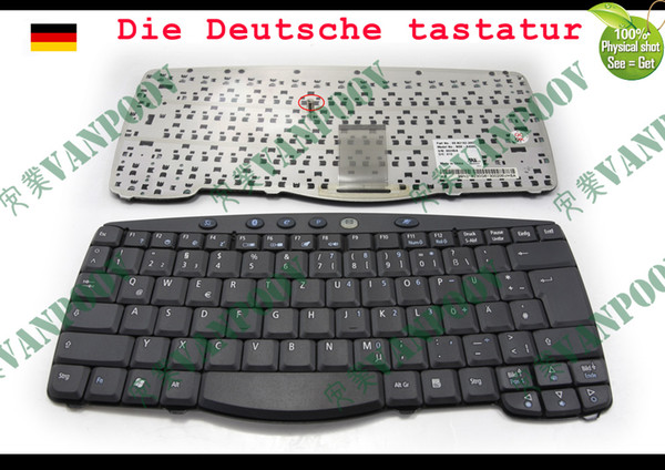 New Laptop keyboard for Acer TravelMate 610 620 630 C300 C310 Series Black German GR Deutsch DE - NSK-A430G