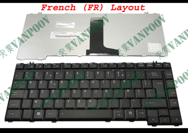 New Laptop keyboard for Toshiba Satellite L300 A200 A205 A300 M200 M205 M300 M333 Black French FR AZERTY Clavier MP-06866F0-9304