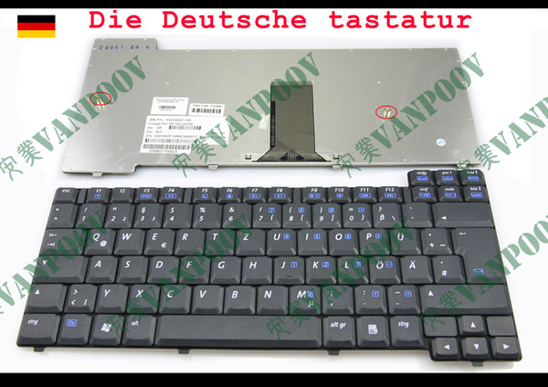 Genuine New Laptop Notebook keyboard For HP Compaq Presario X1000 NX7000 Pavilion ZT3400 Black German GR Deutsch DE Version - 337016-041