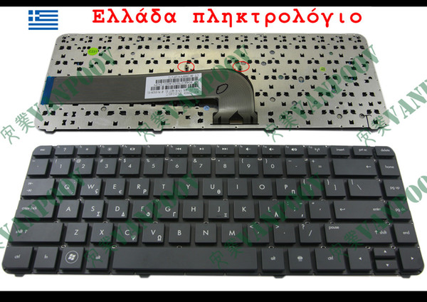 New and Original Greek Notebook Laptop keyboard for HP Pavilion DV4-3000 DV4-4000 without Frame Black GK Version - 659298-DJ1