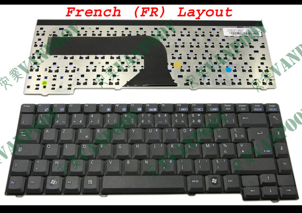 Genuine New Notebook Laptop keyboard for ASUS Z94 A9 A9T X50 X51 X58 X59 Series Black French version - V011162CK1 FR