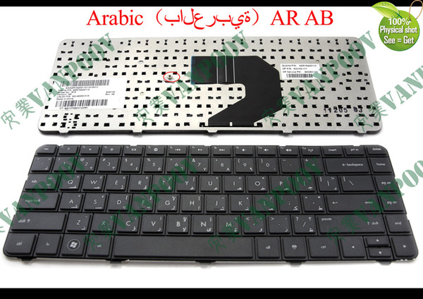 New Notebook keyboard / Laptop keyboard FOR HP Pavilion G4 G4-1000 G6 G6-1000, Presario CQ43 430 630 Black Arabic AR Version - 633183-171