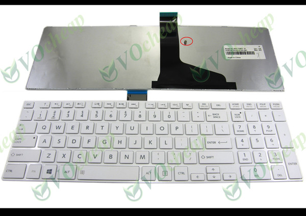 New Laptop keyboard for Toshiba Satellite L850 L850D L855 L855D L870 L870D L875 L950 L950D S850 S855 S855D S870 S875 S875D White