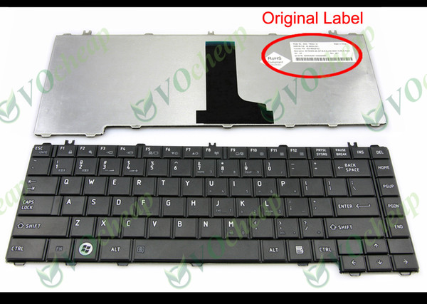 New US Laptop keyboard for Toshiba Satellite C600 C600D C645 L600 L600D L630 L640 L640d L645 L645d L700 L730 Black - NSK-TM0SV