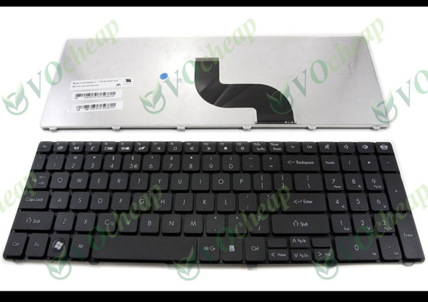 New US Laptop keyboard for Gateway NV50A NV51B NV51M NV53A NV55C NV59C NV73A NV79C Black V104702AS2, PK130C81000