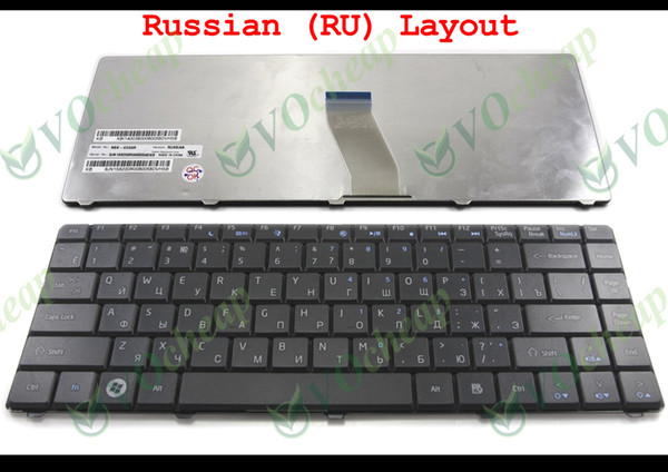 New Notebook Laptop keyboard for Acer eMachines D525 D725 aspire 4732 4732z Black Russian RU version - NSK-GE00R 9J.N1S82.00R