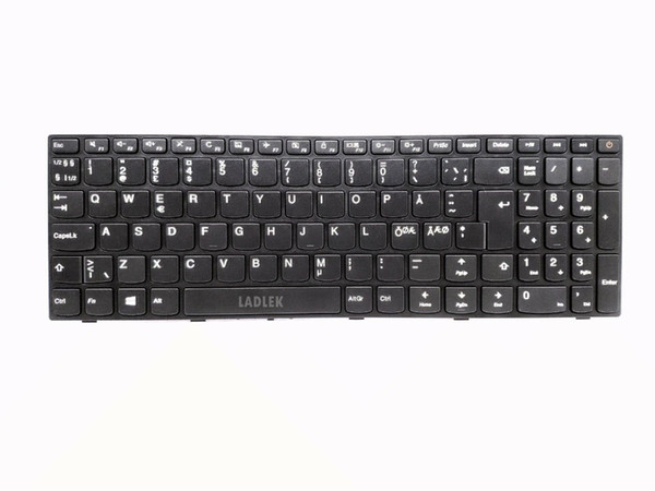 Danish Swedish Norwegian Finnish Nordic keyboard for Lenovo Ideapad 110-15ISK 110-17ISK