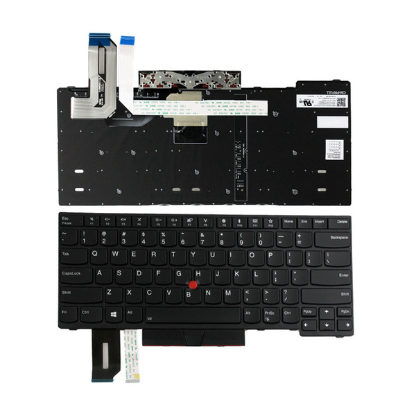 JINTAI Laptop Genuine New US New For ThinkPad E480 L480 L380 Yoga T480s Keyboard US Backli