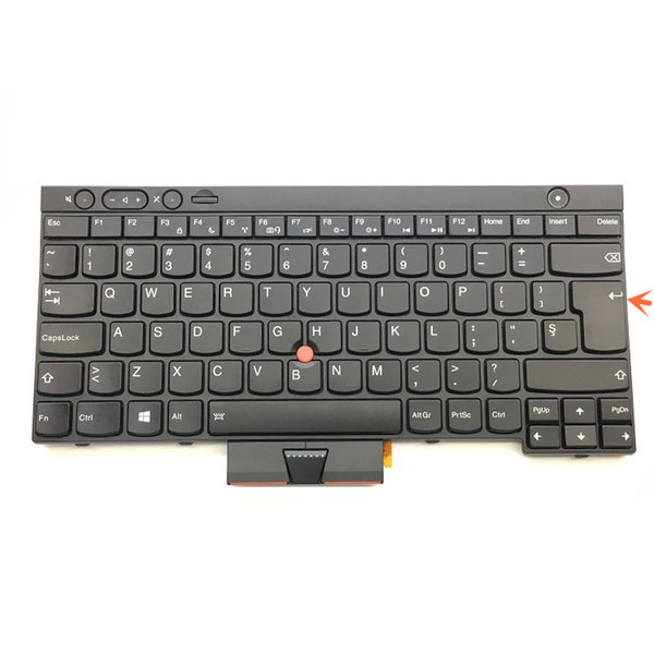 ORIGINAL NEW For Thinkpad T430 T430i X230 X230i X230T T430S W530 L430 Laptop Keyboard with Backlit big US Black free shipping