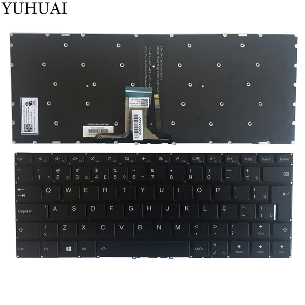 NEW Brazil keyboard For Lenovo YOGA 510-14AST 510-14IKB 510-14ISK black BR laptop keyboard with Backlit