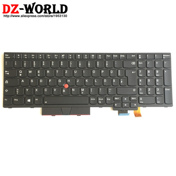 New Original GR DE German Backlit Keyboard for Thinkpad T570 T580 P51S P52S Backlight Teclado 01ER594 01ER553 SN20M07946