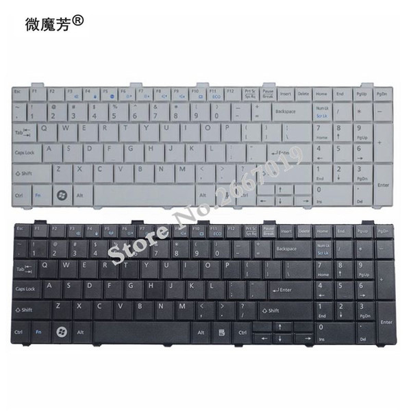 New US Keyboard For Fujitsu Lifebook AH530 AH531 NH751 A530 A531 Black English Laptop Keyboard