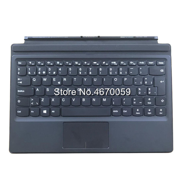 New Black UK Keyboard Base For Lenovo IdeaPad MIIX 510-12ISK Tablet Magnetic Backlit 2 in 1