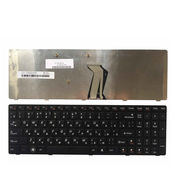 Russian Laptop Keyboard for Lenovo Y580 Y580N Y580A Y590 Y590N RU with black frame