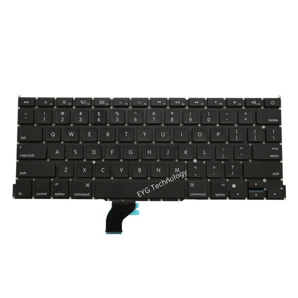 NEW US Keyboard For Macbook Pro Retina A1502 US keyboard Mid 2013 year ME864 ME865