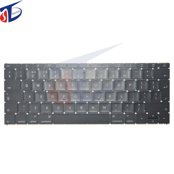 Original New A1534 UK Keyboard Without Backlight For Macbook 12'' uk keyboard without backlight 2015 Year perfect testing