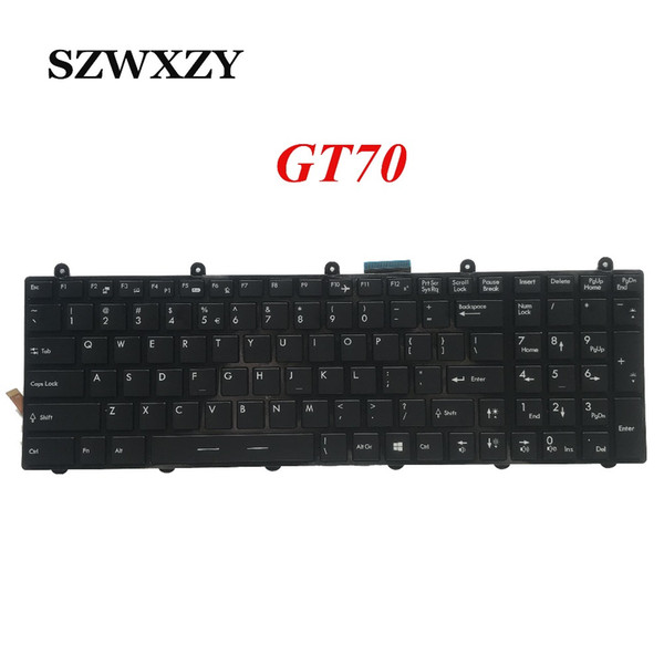 MS-1762 MS-1763 For MSI GT60 GT70 Original Laptop keyboard With Backlit V139922AK1 US Layout