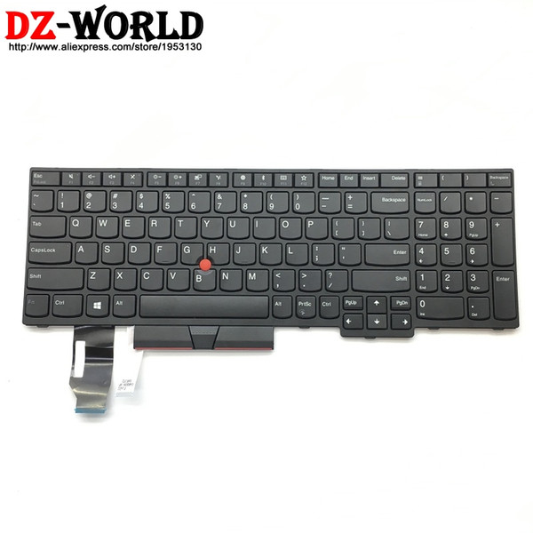 New Original US English Keyboard No Backlit For Lenovo Thinkpad E580 E585 E590 L580 T590 Laptop Teclado 01YP560 01YP720 01YP640