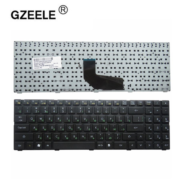 GZEELE russian laptop Keyboard for DNS TWC K580S i5 i7 D0 D1 D2 D3 K580N K580C K620C AETWC700010 MP-09R63SU-920 RU Black NEW