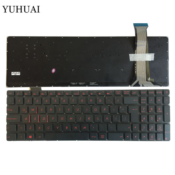 New Latin FOR ASUS GL552 GL552J GL552JX GL552V GL552VL GL552VW N552VW N552VX G771JM G771JW LA backlit black laptop keyboard