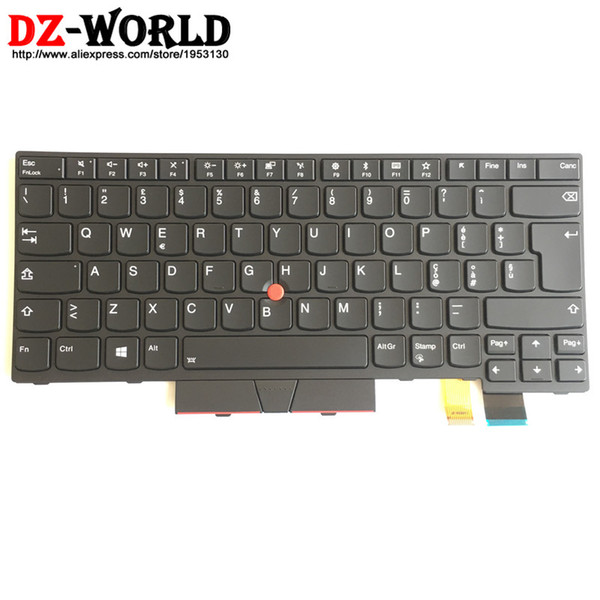 New/Orig IT Italy Ttalian Backlit Keyboard for Thinkpad T470 A475 T480 A485 Backlight Teclado 01AX586 01AX545 01AX504 SN20L72907