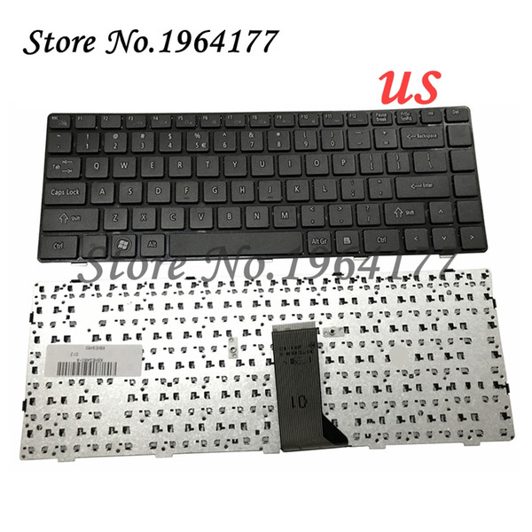 New US Laptop Keyboard for Haier UI41R UI41B D2 UN47 D1 UN45 Q480S-I7 D1 K480N I5 D3 7G-U 7G-5I 7G-5H 7G-5S English black