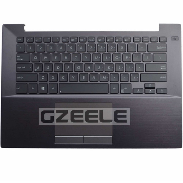 GZEELE New US laptop keyboard palmrest upper case for ASUS PRO B400A B400V B400A-XH52 Keyboard case Palmrest US Touchpad