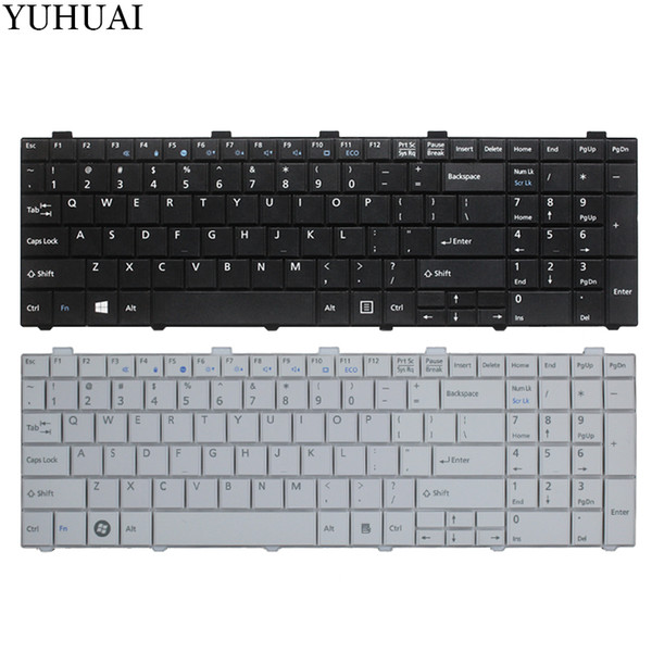 New US Keyboard For Fujitsu Lifebook AH530 AH531 NH751 A530 A531 Black English Laptop Keyboard