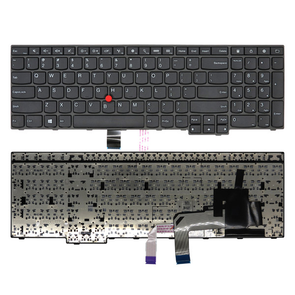 New WZSM US Black English Replace laptop keyboard For IBM For Thinkpad E550 E555 E550C With pointing sticks