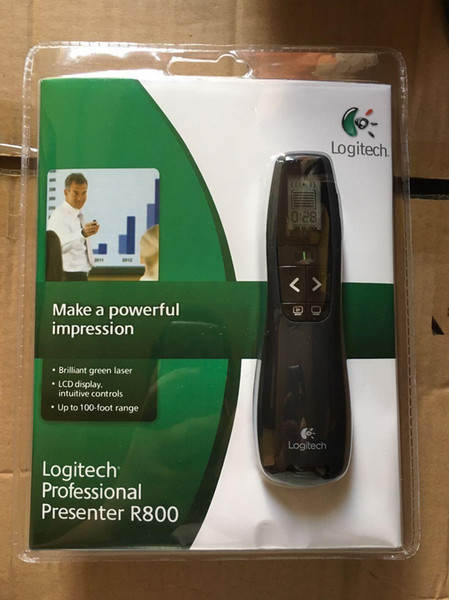 New Arrival R800 Wireless Professional Presenter Remote Control with Green Laser R800 presenter laser with retail package