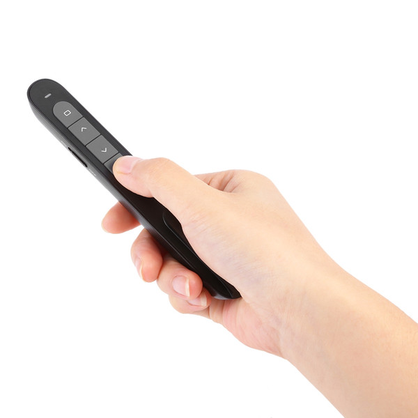 Wireless Laser Presenter RF 2.4GHz PowerPoint PPT Clicker Presentation Remote USB Control Pen Black Portable