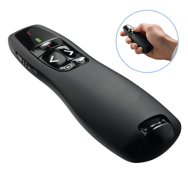 R400 2.4Ghz USB Wireless Presenter Laser Pointer PPT Remote Control for Powerpoint Presentation